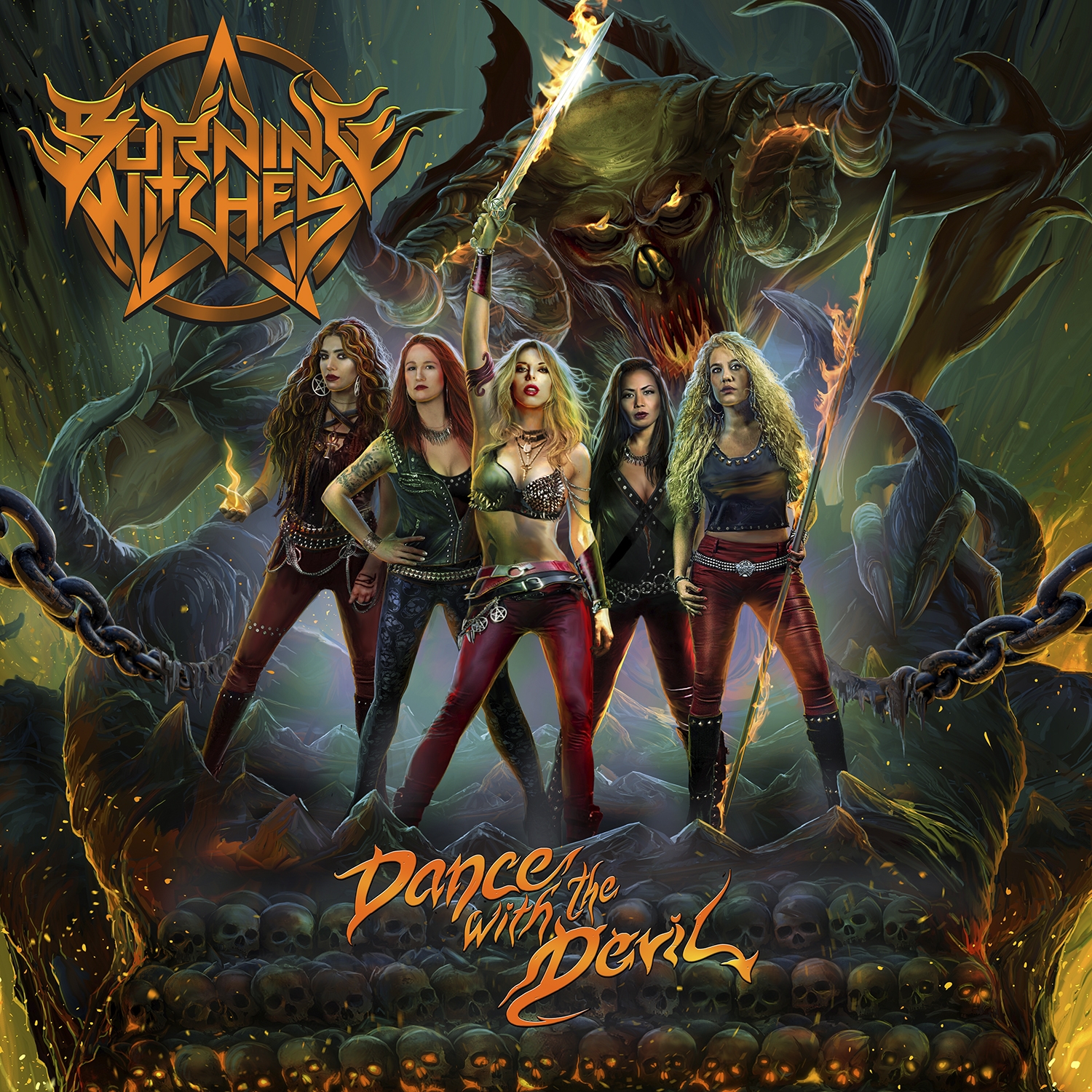 Burning Witches - Dance With The Devil - Artwork