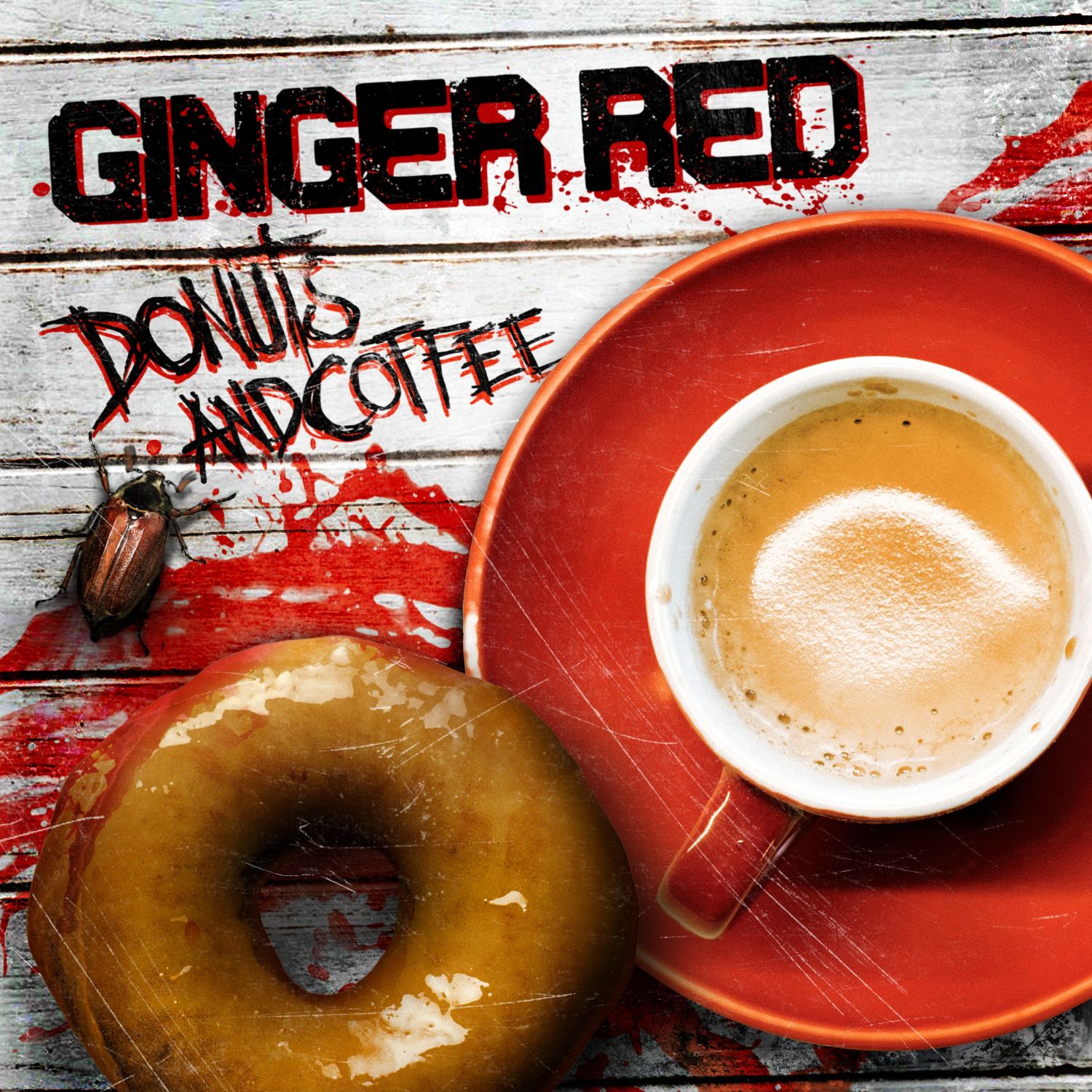 Ginger Red - Donuts And Coffee - Artwork