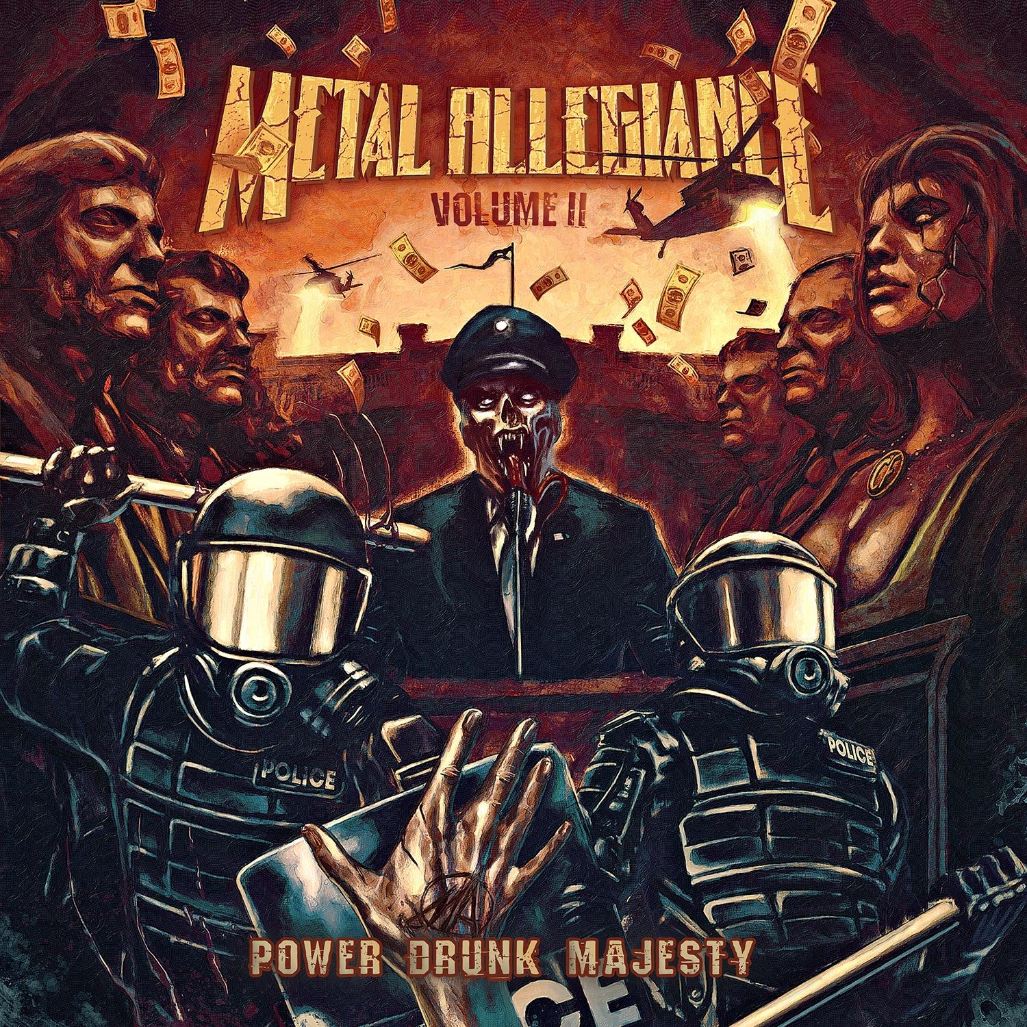 Metal Allegiance - Volume II - Power Drunk Majesty - Artwork