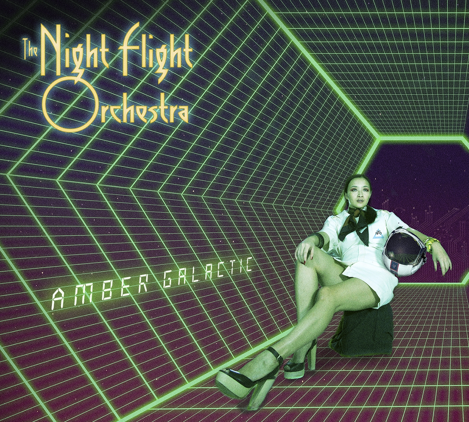 The Night Flight Orchestra - Amber Galactic - Artwork