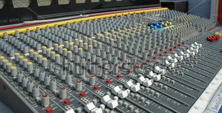 audio-mixing-console-in-a-recording-studio