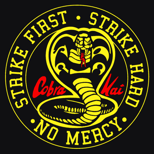 Cobra Kai Cobra Logo Type (Karate Kid) (Johnny Lawrence) Die-cut MAGNET